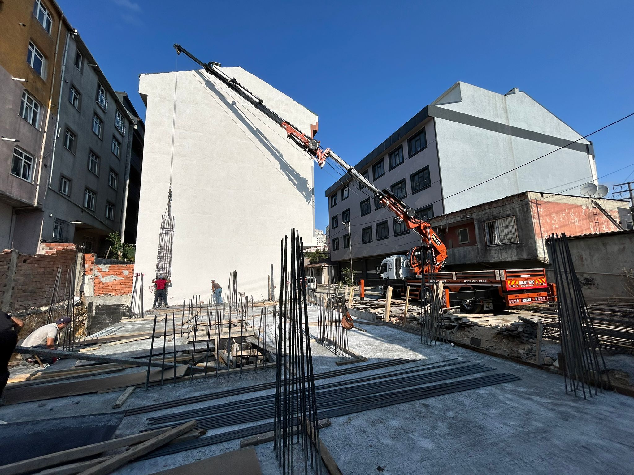 Profesyonel vinç operasyonu