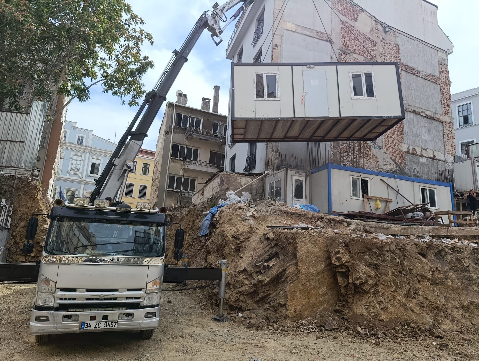 Profesyonel vinç çalışması