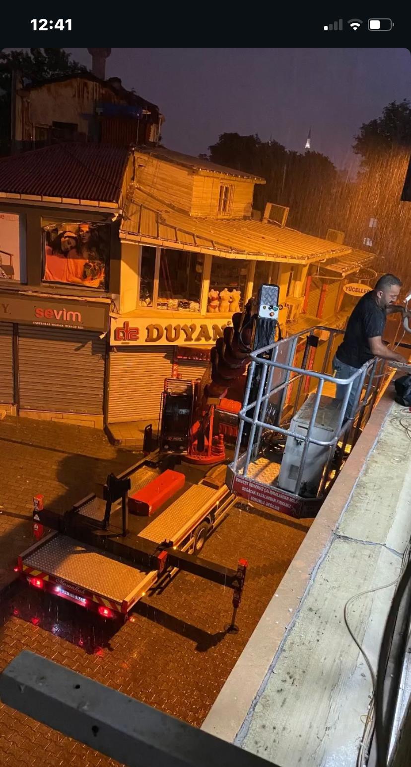 Vinç kiralama operasyonu