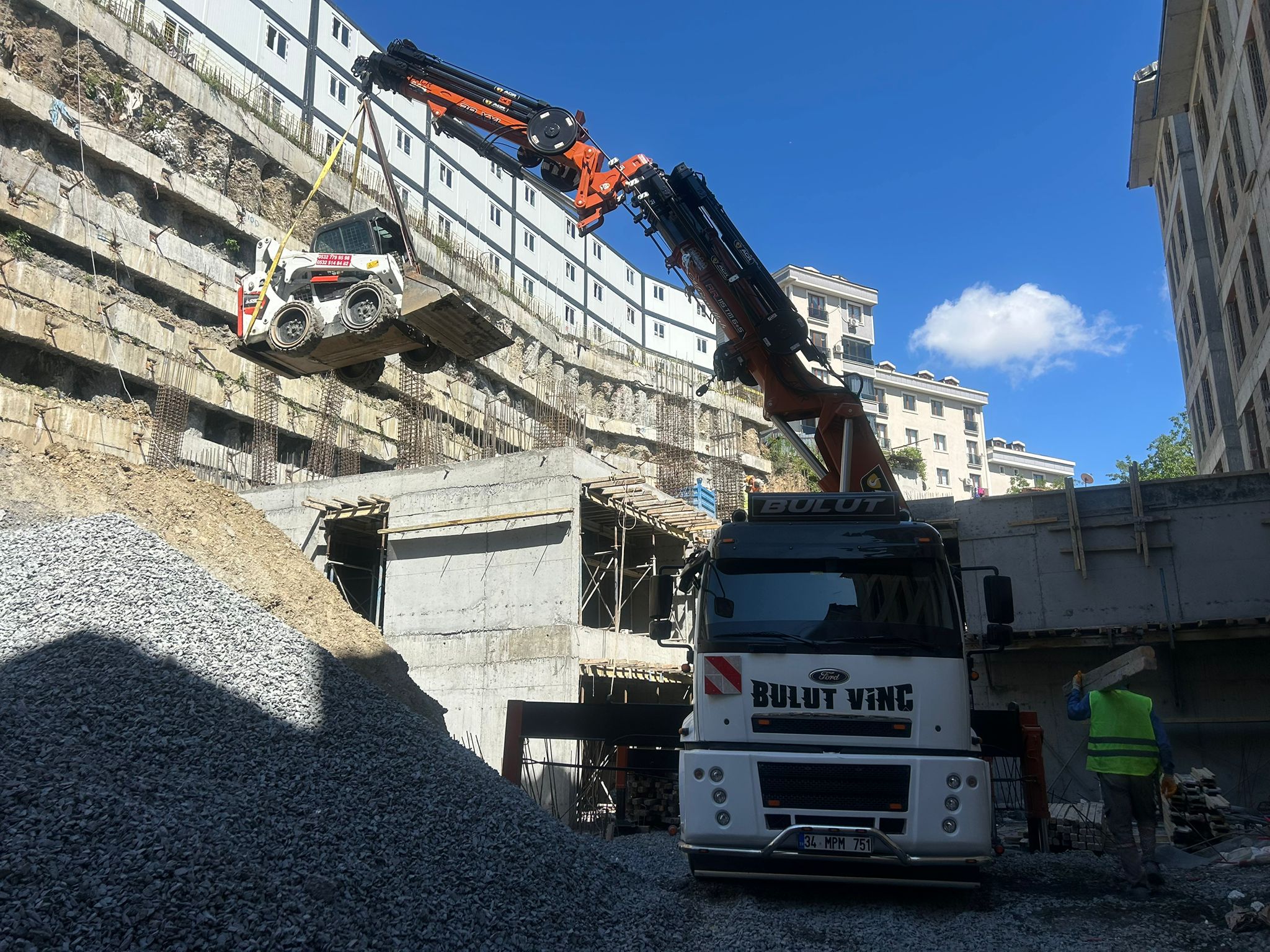 Şantiye vinç hizmeti